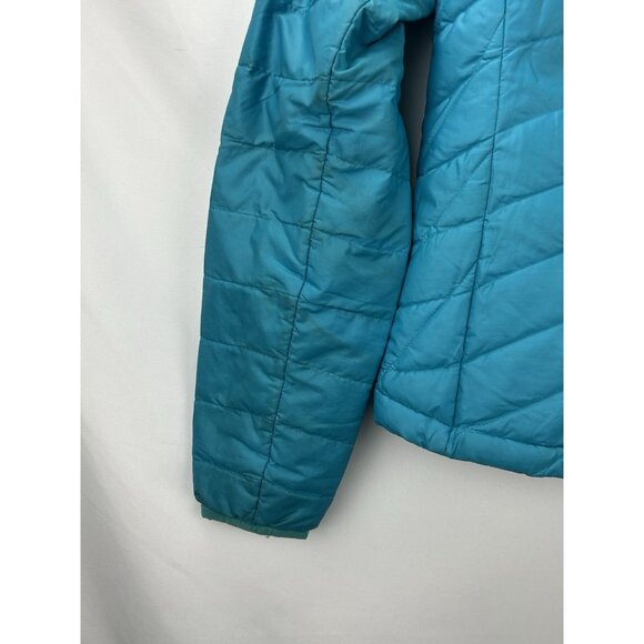 PATAGONIA Women’s Medium Down Puffer Jacket BlueFull Zip Lightweight Coat 8468F0 - Picture 13 of 16